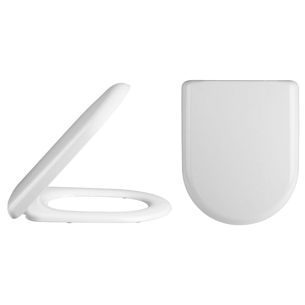 Nuie Standard D Shaped Soft Close Toilet Seat