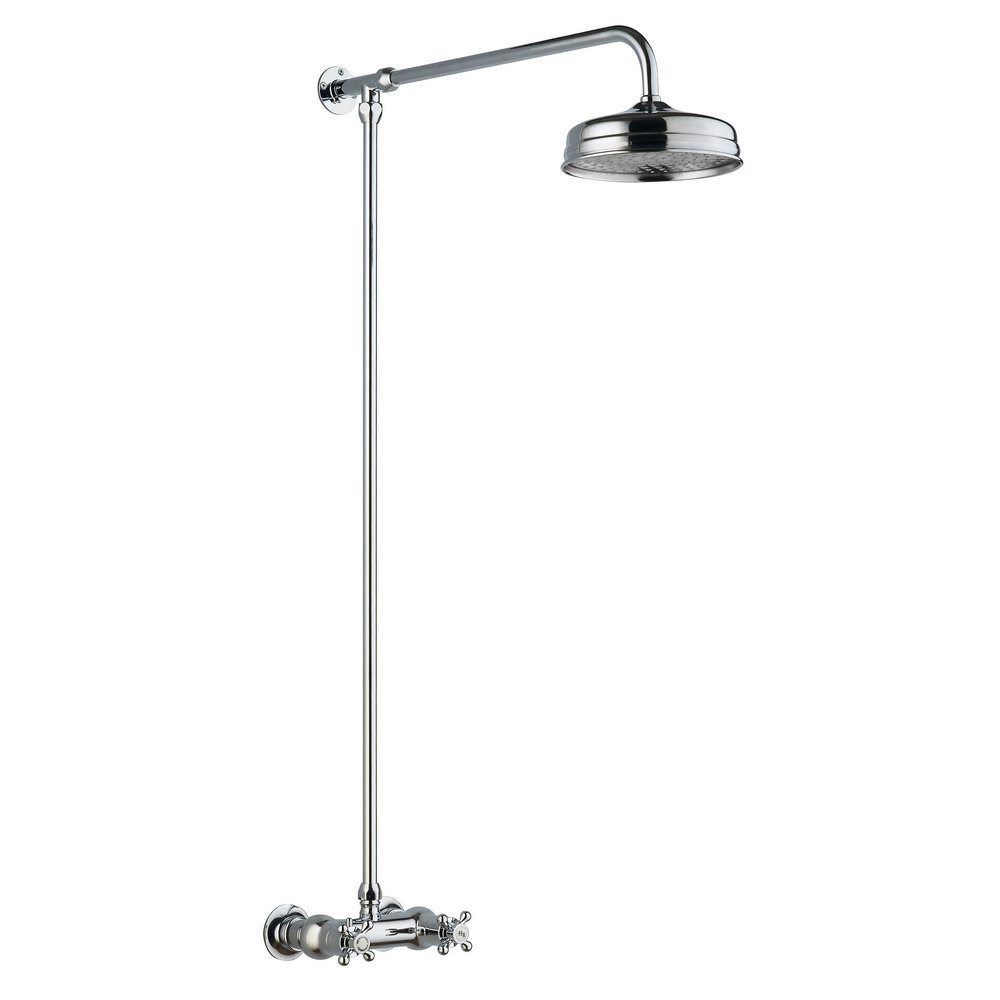 Nuie Traditional Thermostatic Shower Valve and Rigid Riser (1)