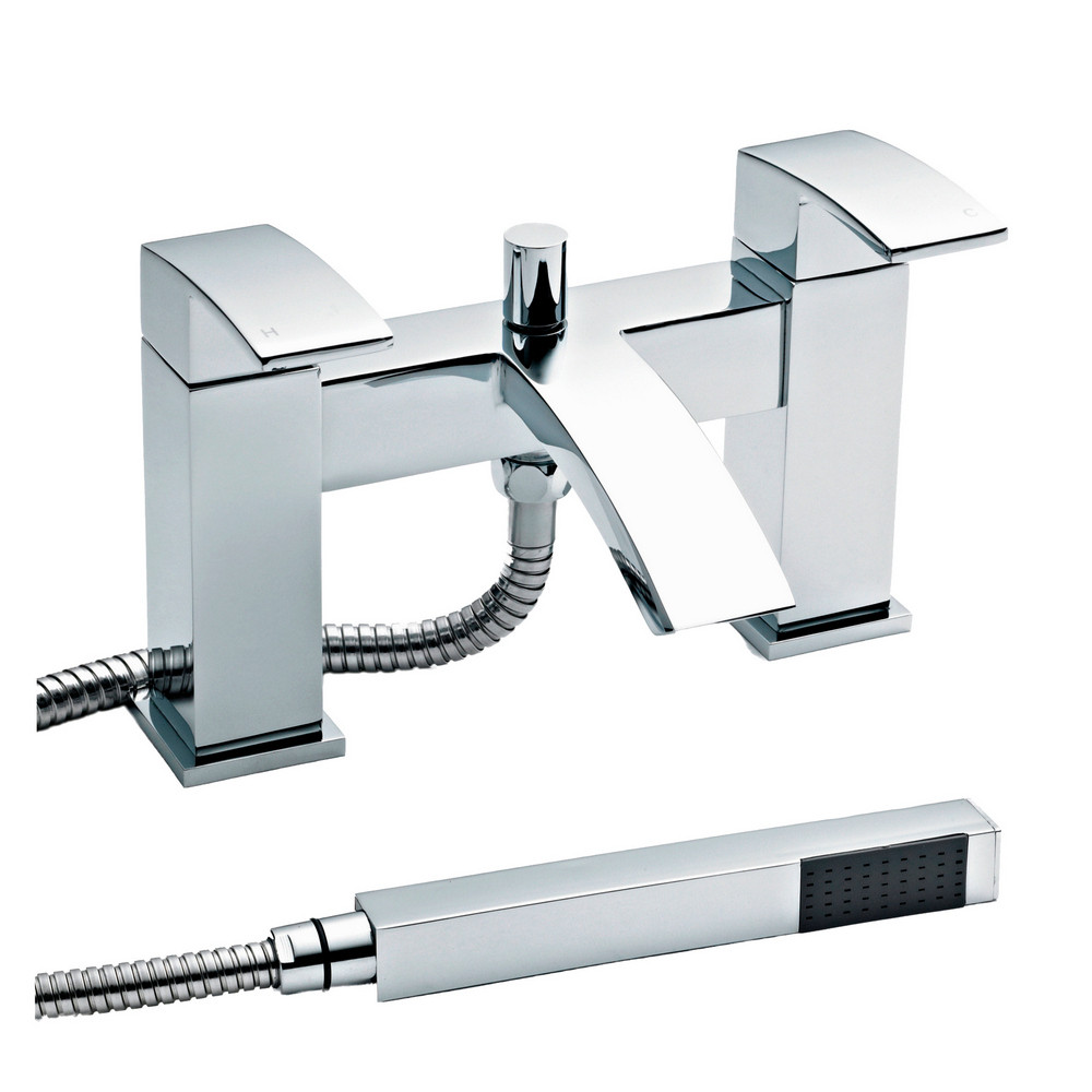 Nuie Vibe Chrome Bath Shower Mixer With Kit