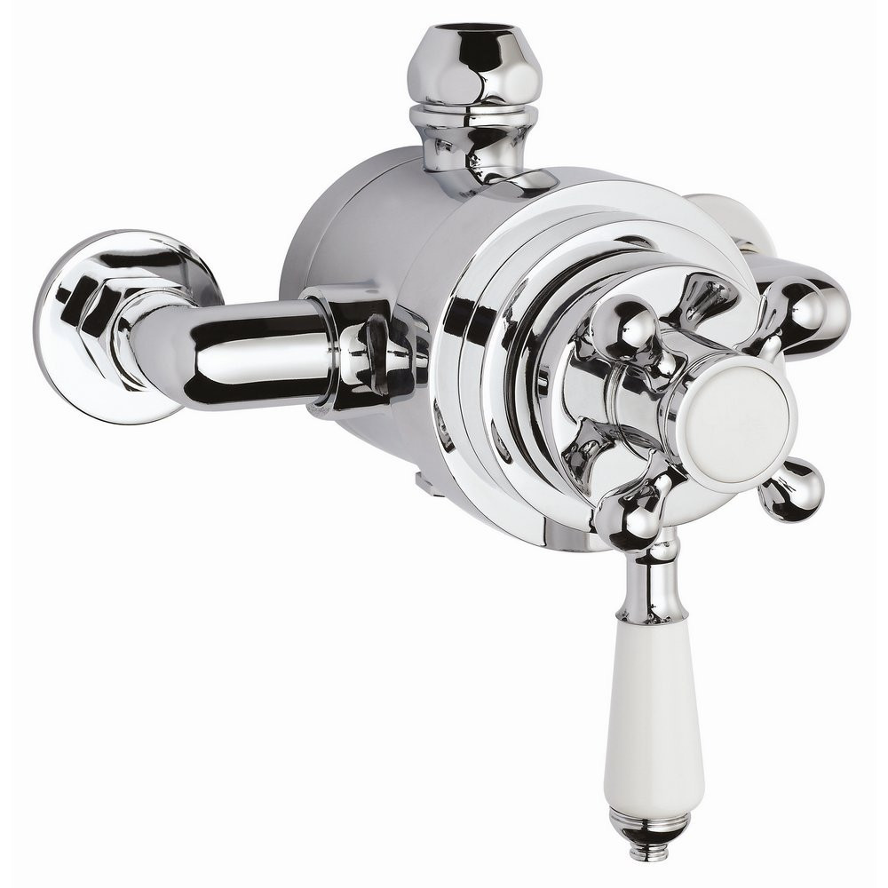 Nuie Victorian Dual Exposed Thermostatic Shower Valve (1)