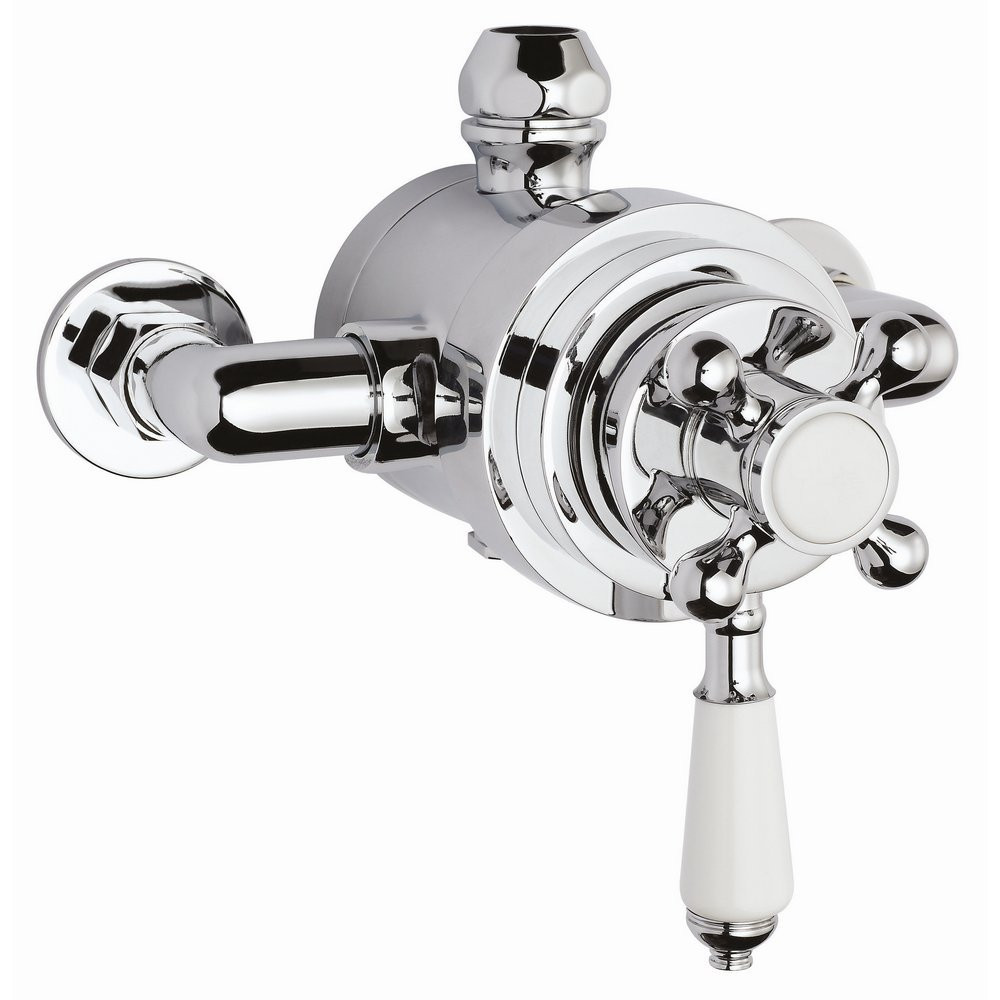 Nuie Victorian Dual Exposed Thermostatic Shower Valve
