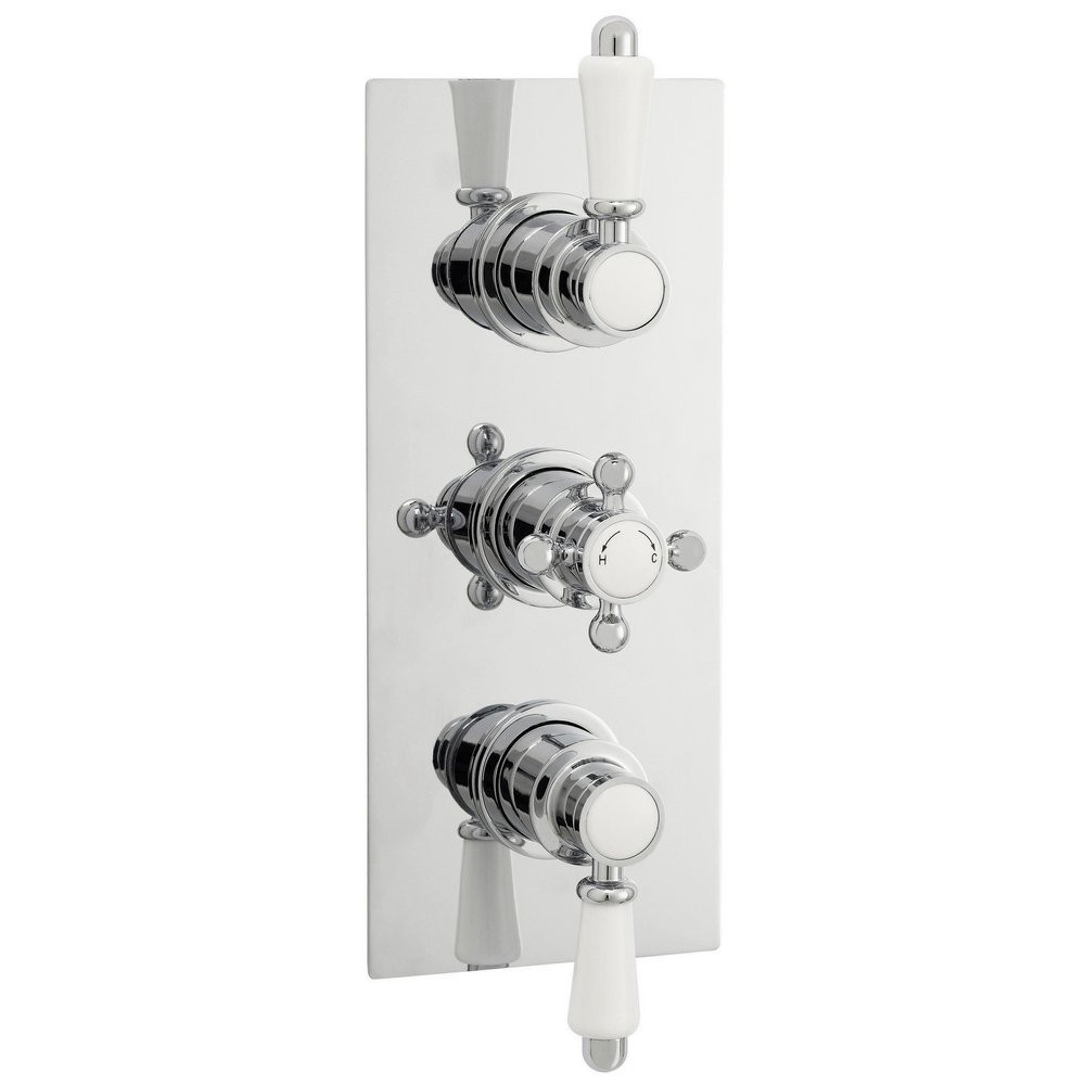 Nuie Victorian Triple Thermostatic Shower Valve