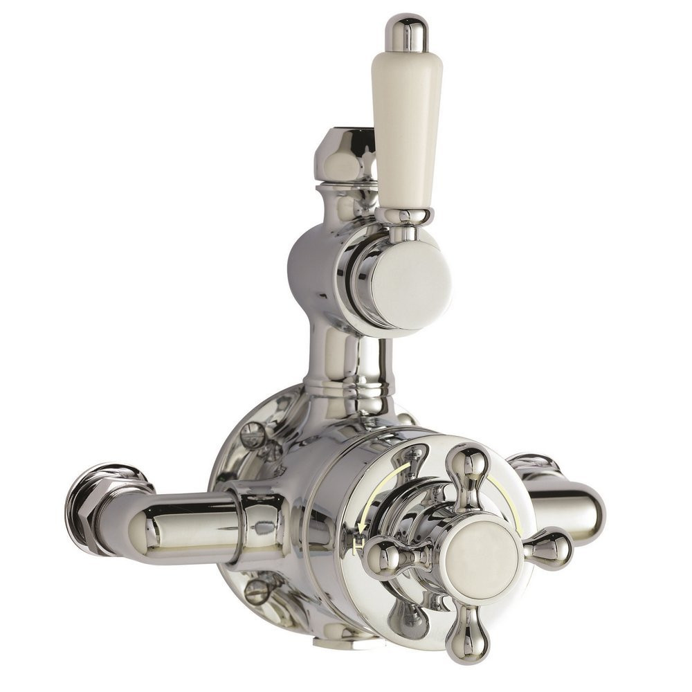 Nuie Victorian Twin Exposed Thermostatic Shower Valve (1)
