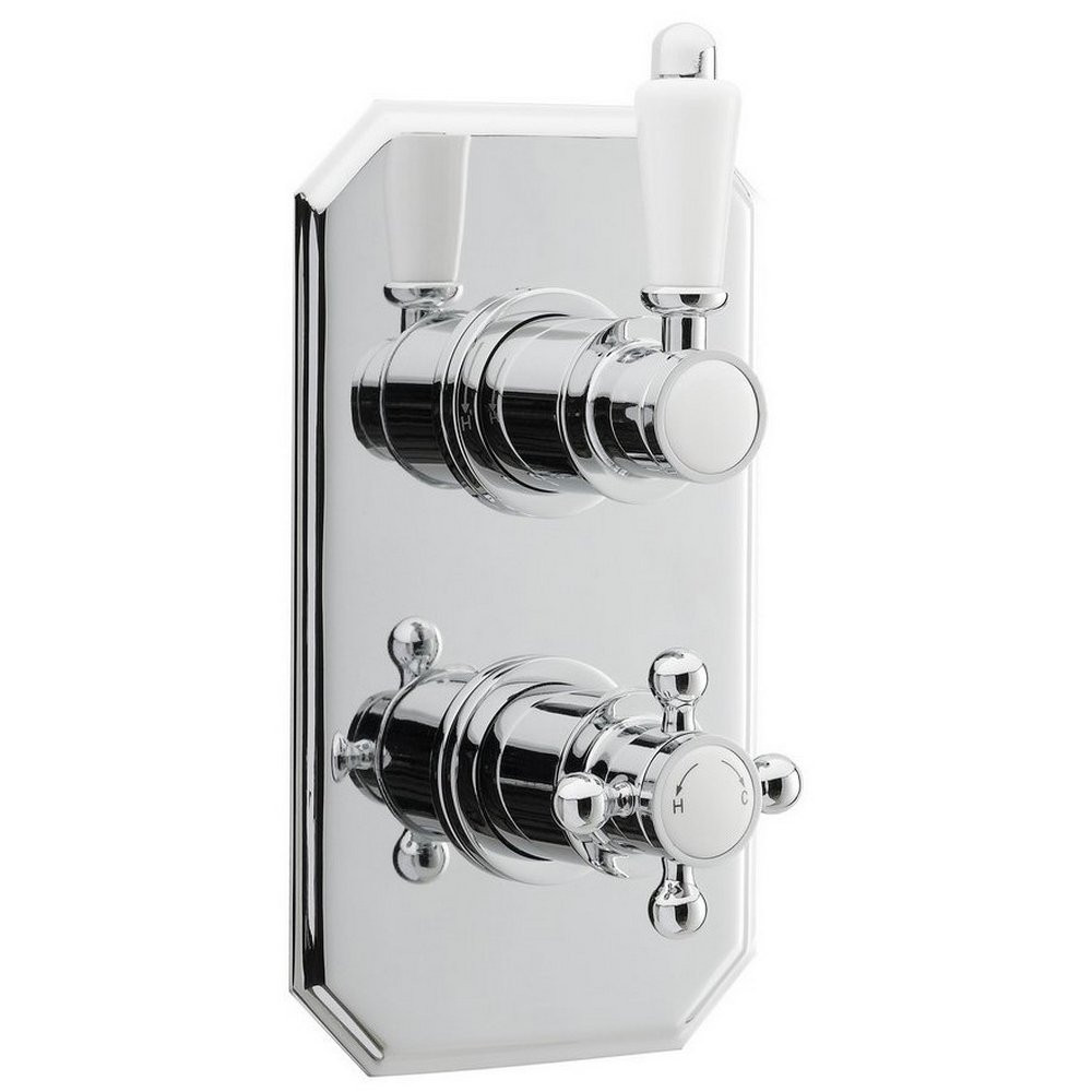 Nuie Victorian Twin Thermostatic Shower Valve