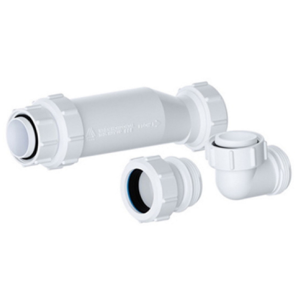 Nuie White Waste Trap for Furniture Basins