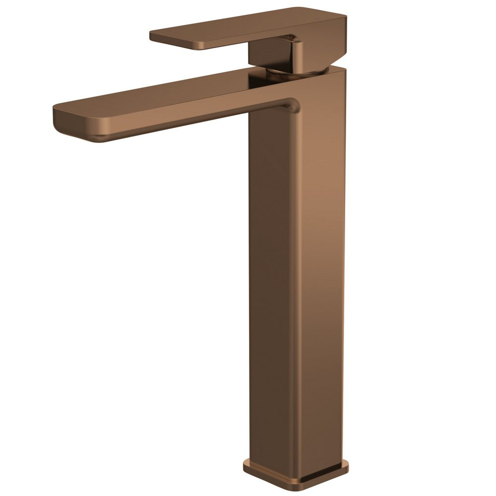 Nuie Windon Brushed Bronze Tall Basin Mixer (1)