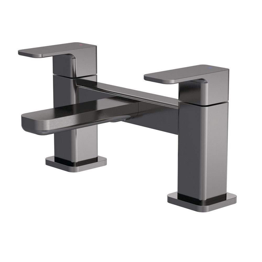 Nuie Windon Brushed Gunmetal Bath Filler (1)