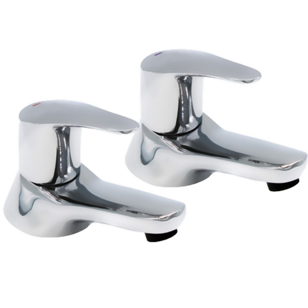Pegler Lujo Basin Pillar Taps Pair