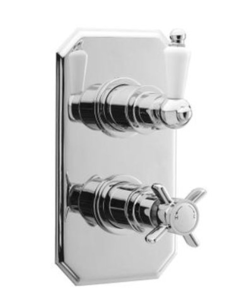 Premier Traditional Twin Concealed Thermostatic Shower Valve A3033