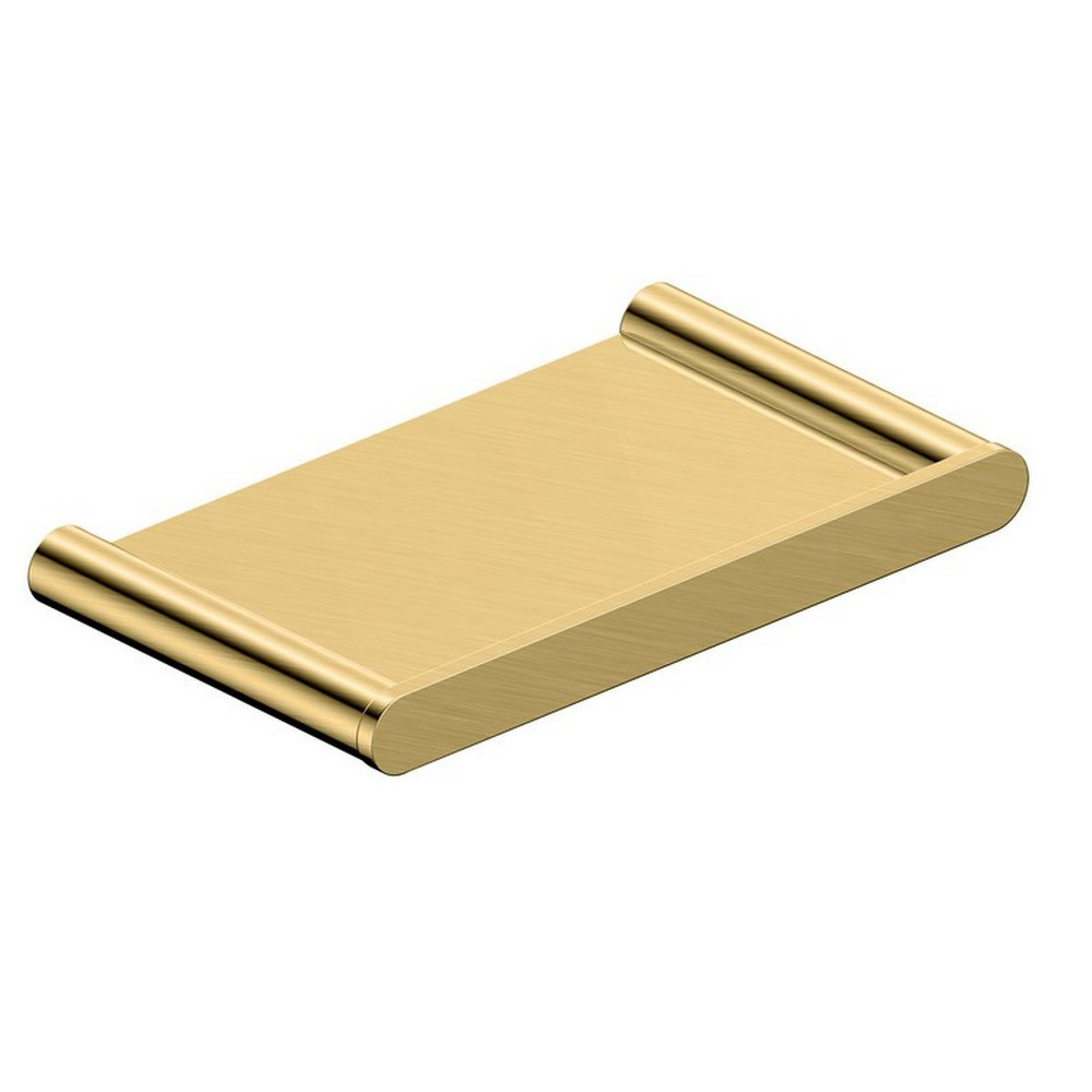 Rak-Petit Round Brushed Gold Soap Holder (1)