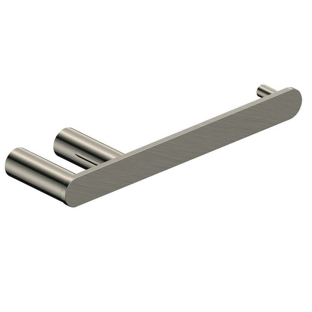 Rak-Petit Round Brushed Nickel Toilet Roll Holder