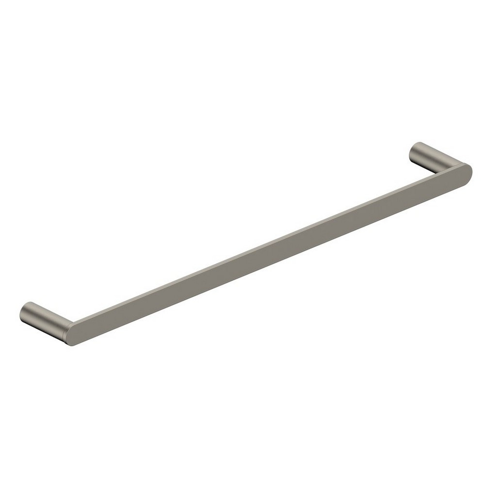 Rak-Petit Round Brushed Nickel Towel Rail 600mm