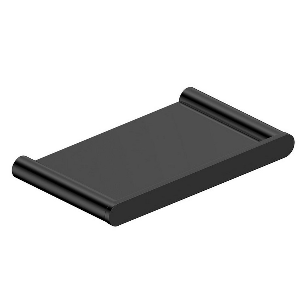 Rak-Petit Round Matt Black Soap Holder (1)