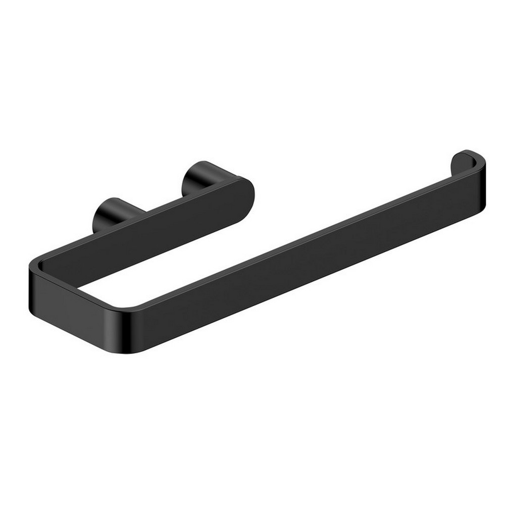 Rak-Petit Round Matt Black Towel Ring
