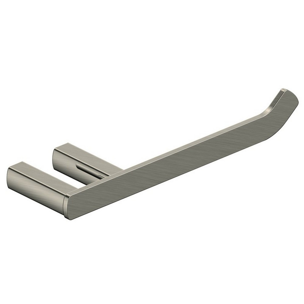 Rak-Petit Square Brushed Nickel 200mm Toilet Roll Holder (1)