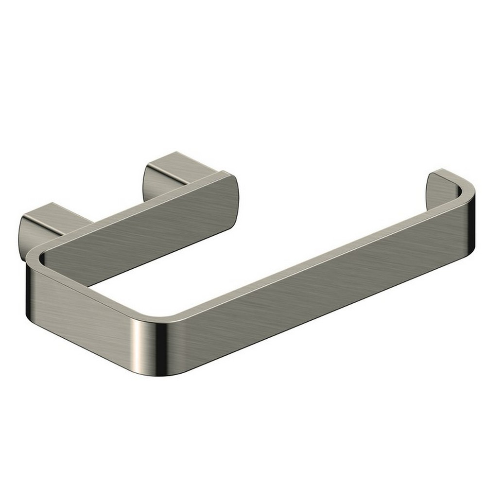 Rak-Petit Square Brushed Nickel Toilet Roll Holder