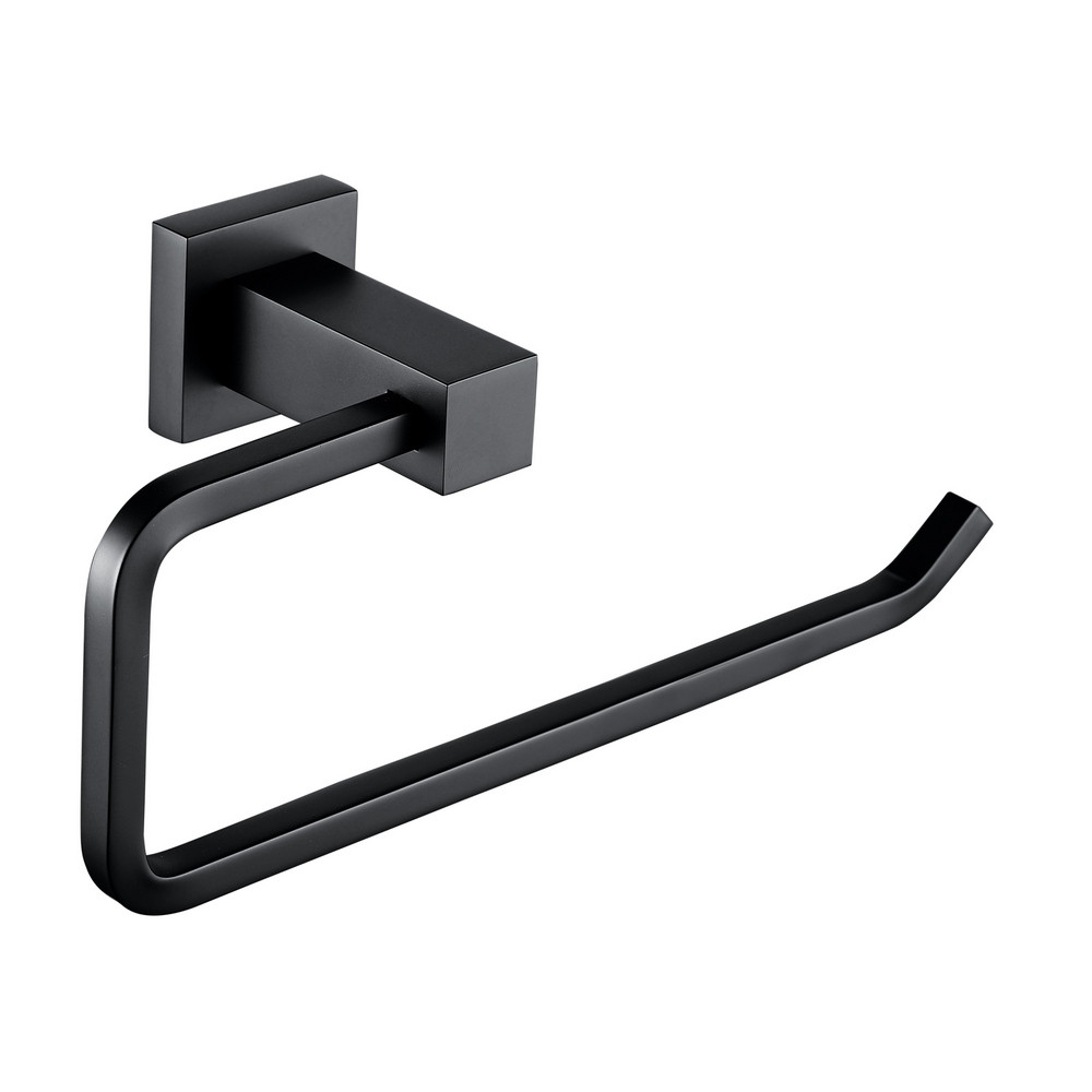 Rak Cubis Black Toilet Roll Holder (1)