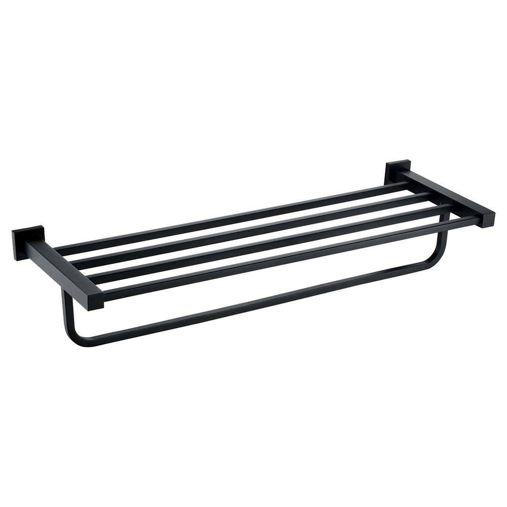 Rak Cubis Black Towel Shelf (1)