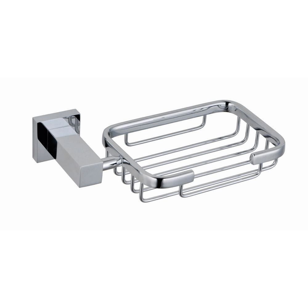 Rak Cubis Chrome Soap Basket (1)