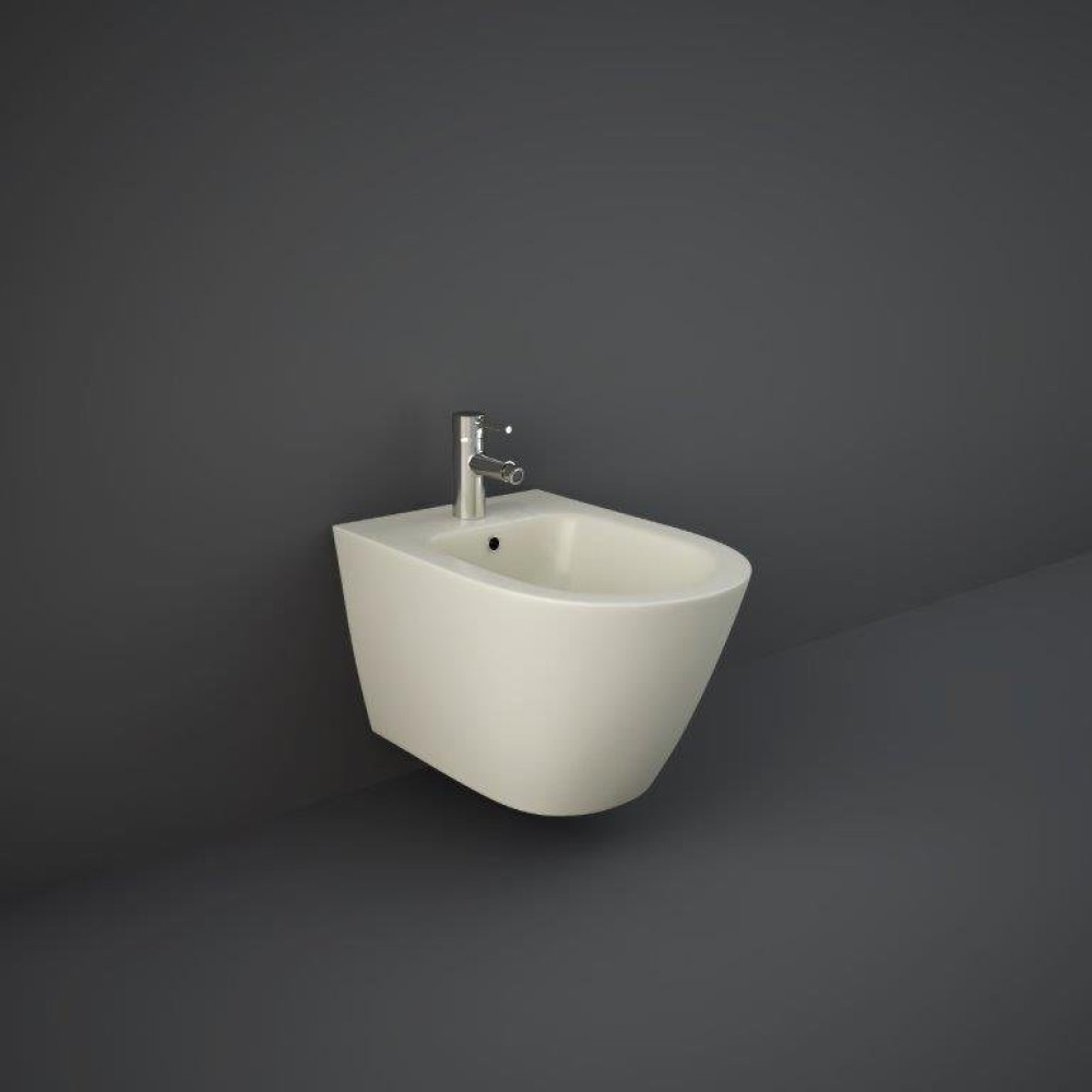 Rak Feeling Wall Hung Bidet in Greige