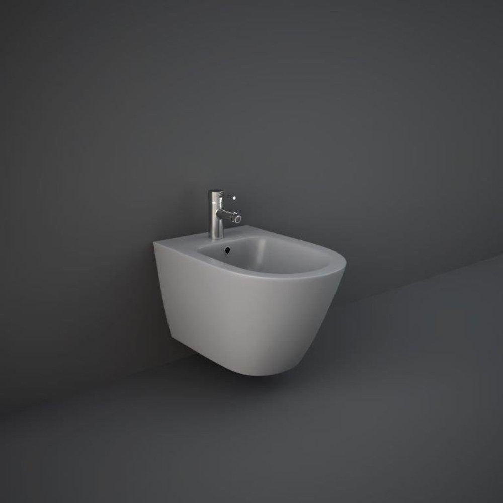 Rak Feeling Wall Hung Bidet in Matt Grey