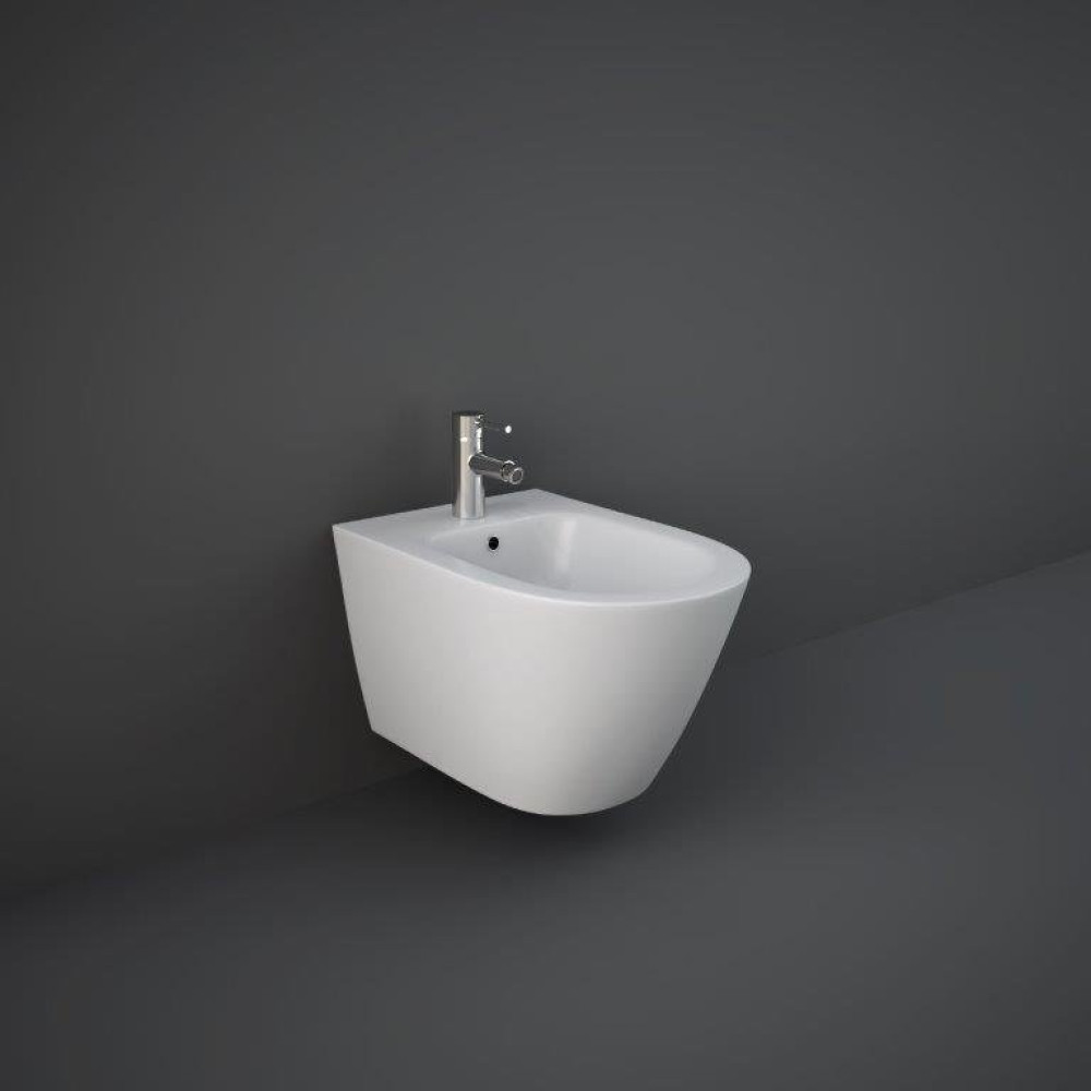 Rak Feeling Wall Hung Bidet in Matt White