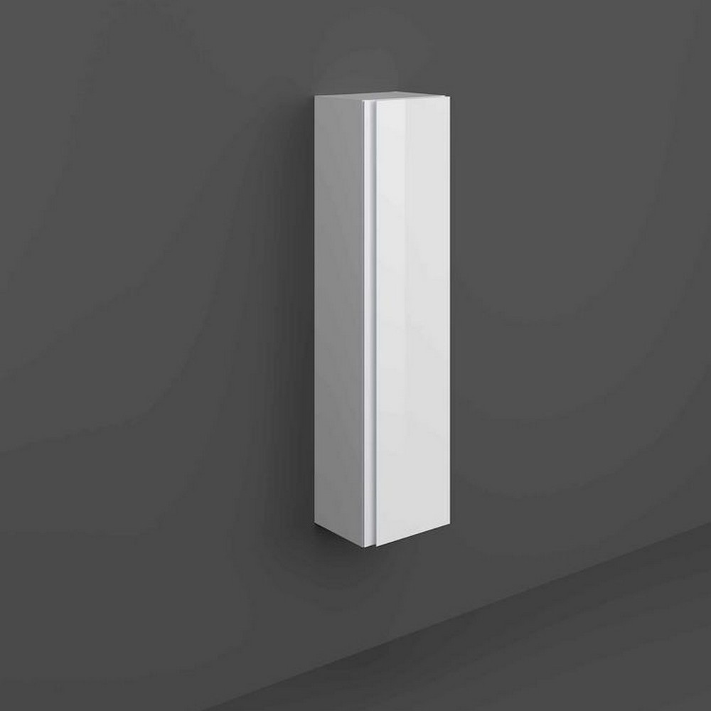 Rak Joy Tall Wall Hung Cabinet in White (1)