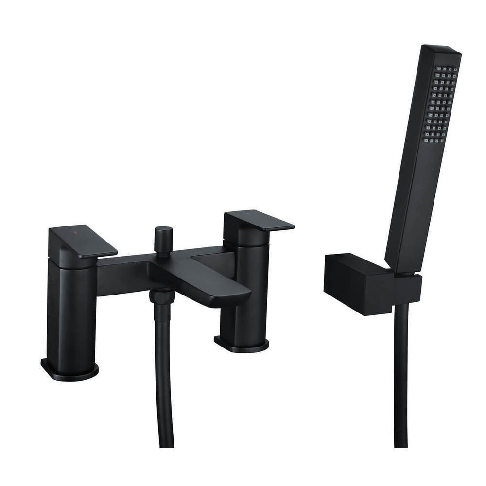 Rak Moon Black 2TH Bath Shower Mixer (1)