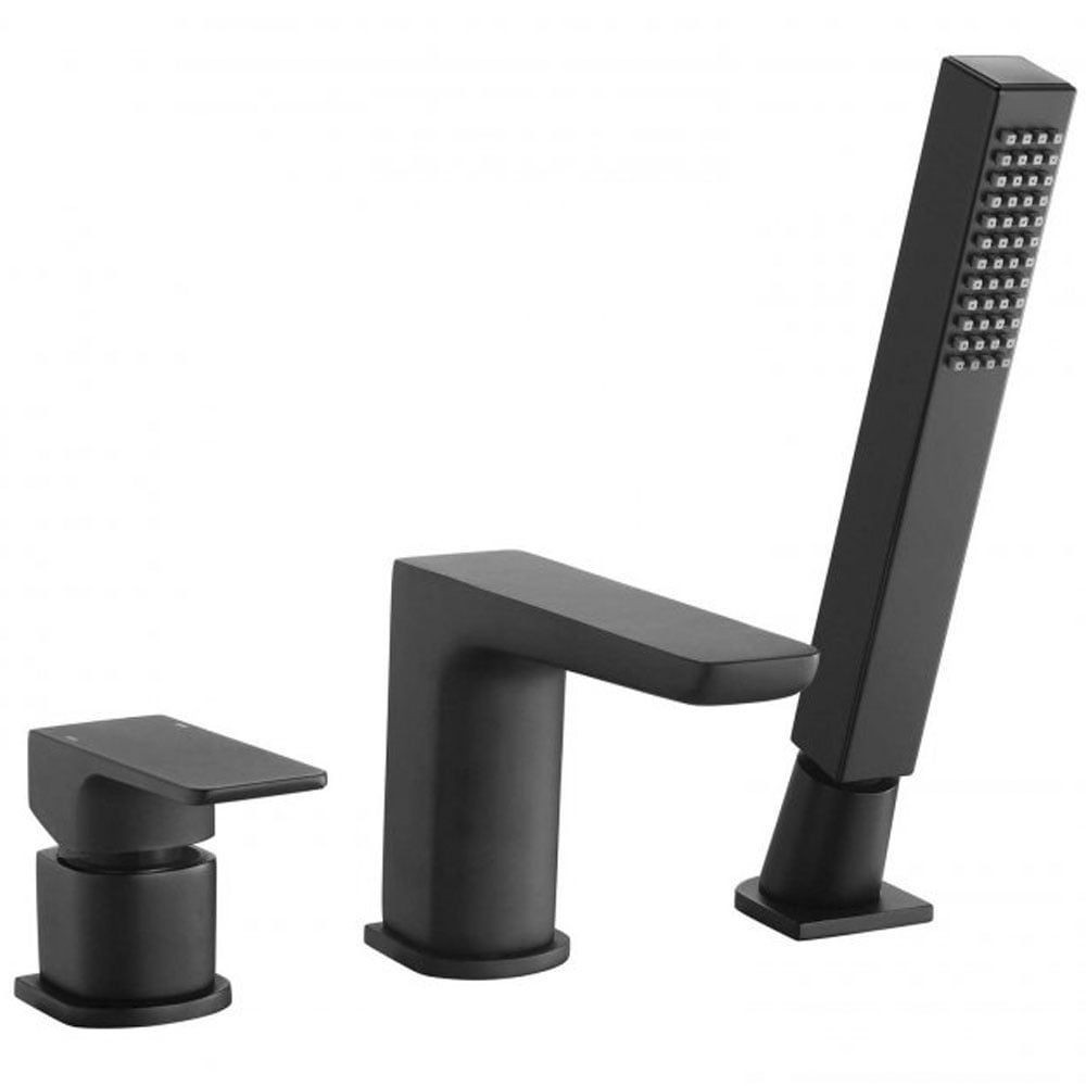 Rak Moon Black 3TH Bath Shower Mixer