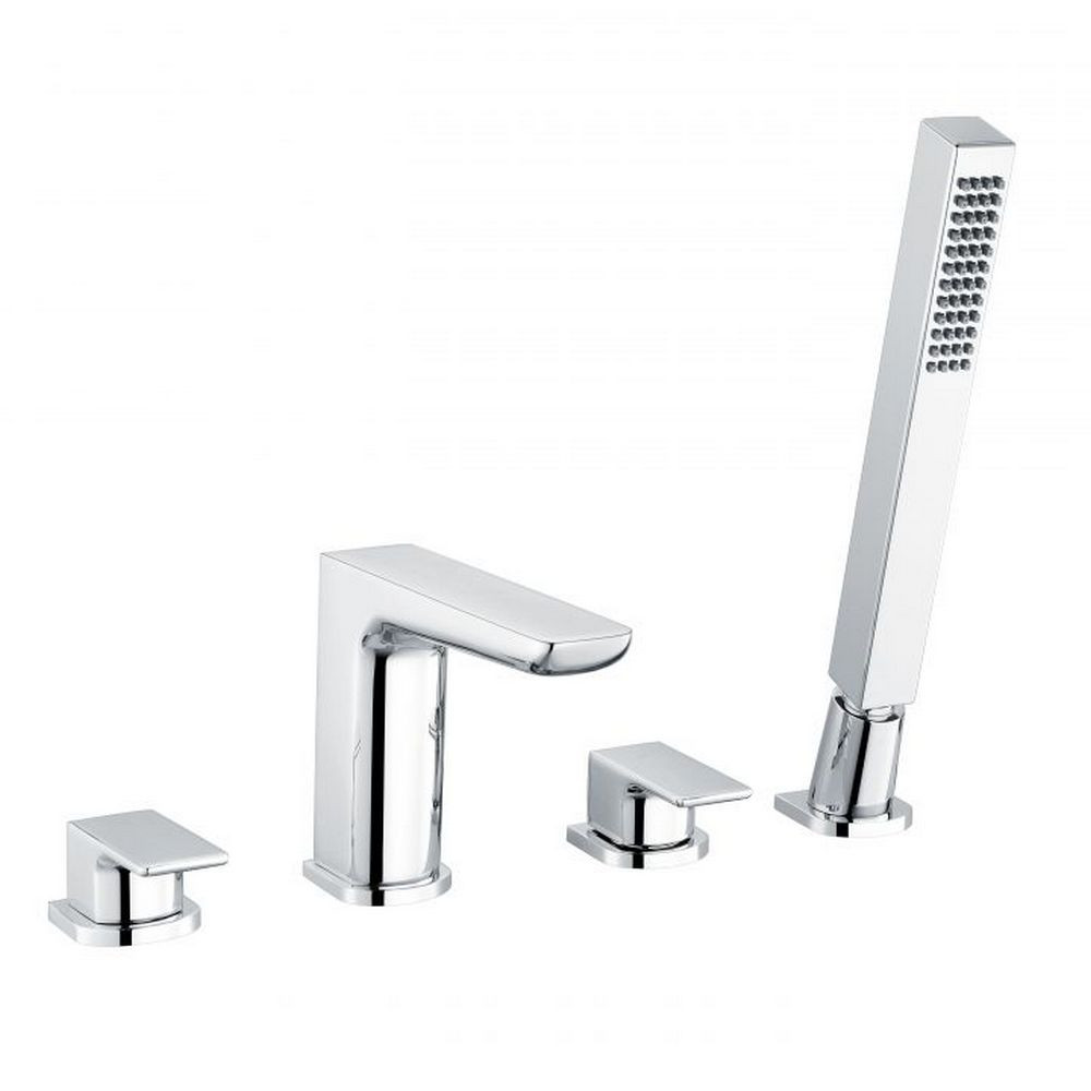 Rak Moon Chrome 4TH Bath Shower Mixer