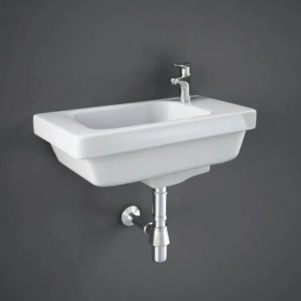 Rak Resort 450mm Slimline Basin with One Right Hand Tap Hole