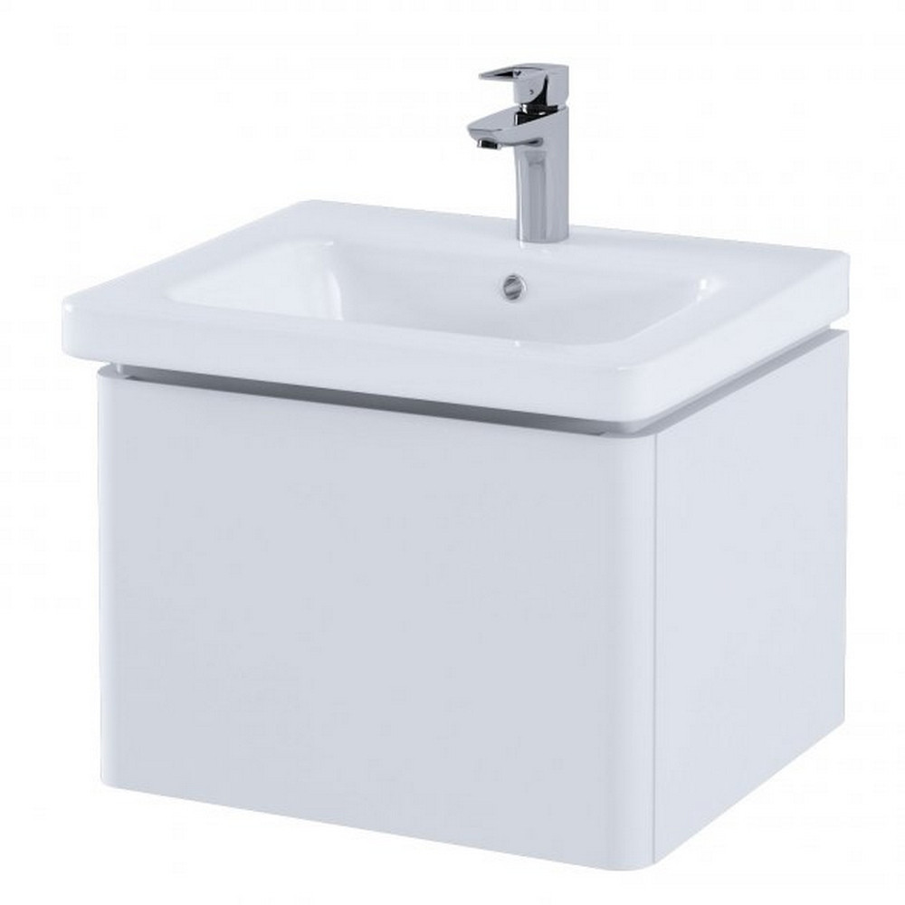 Rak Resort 550mm Basin Unit in Matt White with Basin