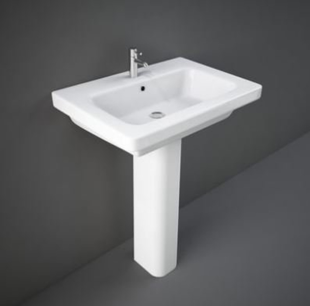Rak Resort 650mm Basin and Full Pedestal