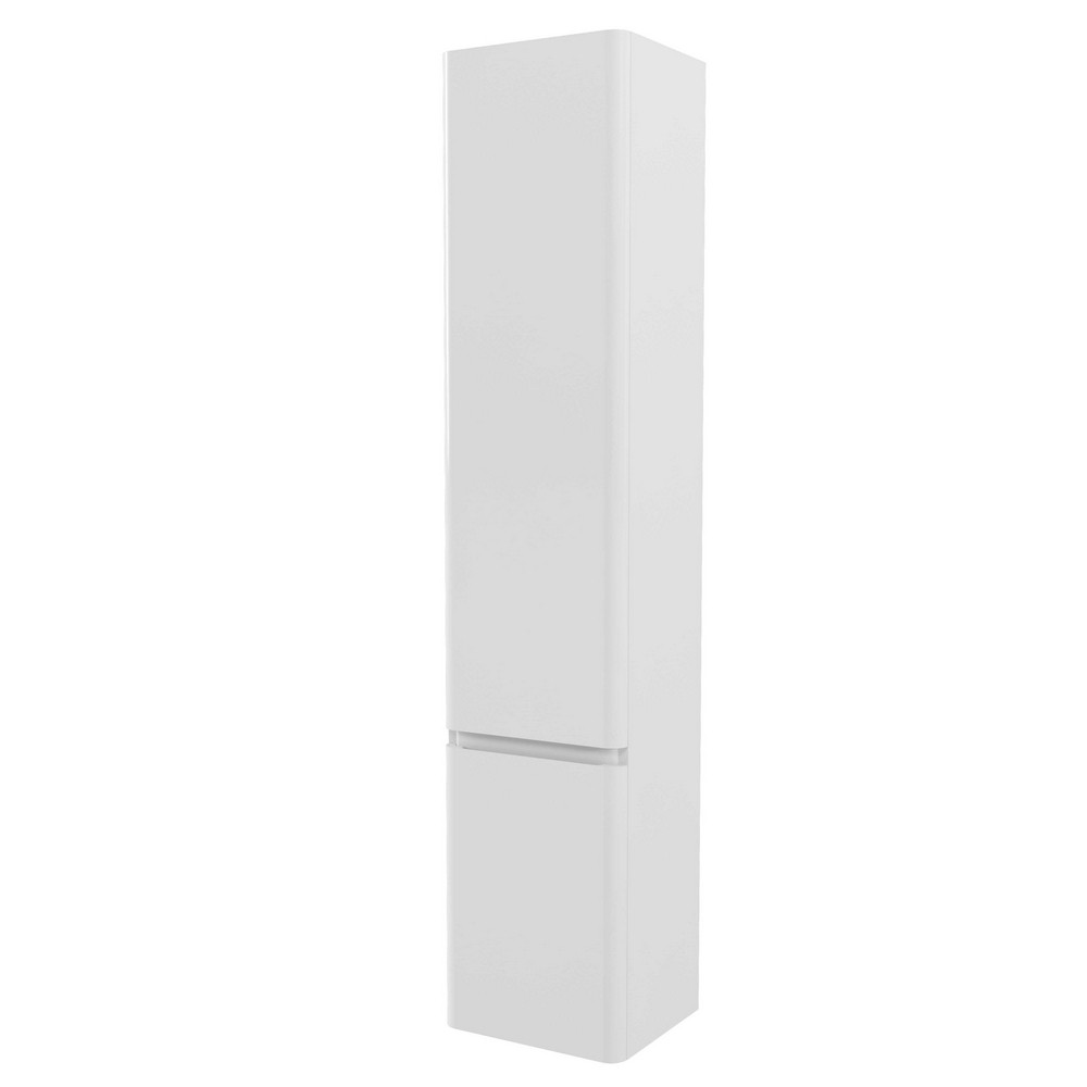 Rak Resort Tall Boy Cabinet in Matt White