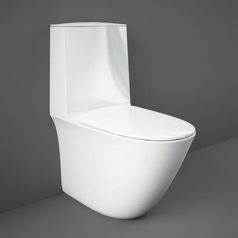 Rak Sensation Rimless Close Coupled WC Back to Wall with Touchless Flushing