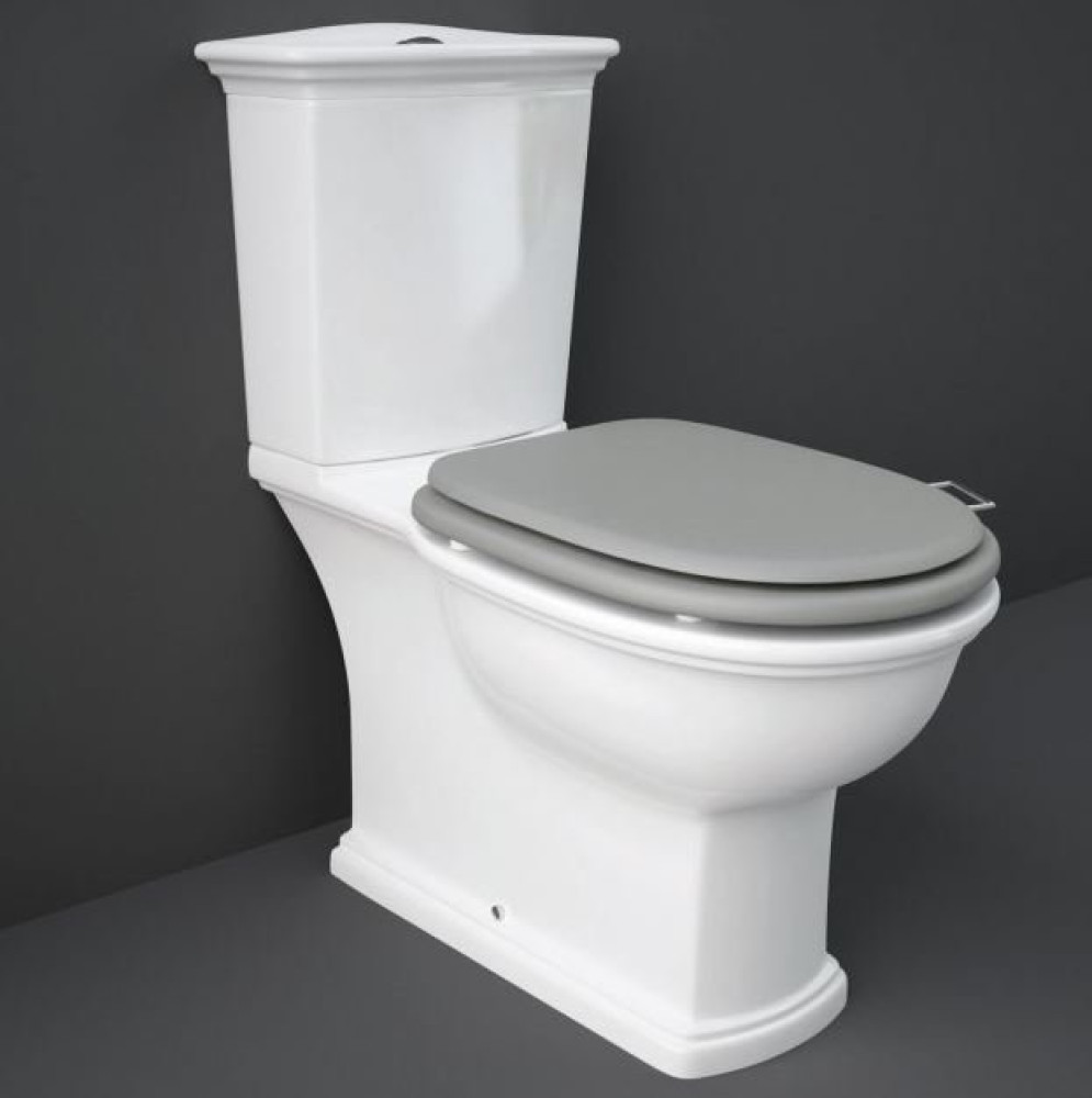 Rak Washington Close Coupled WC Pack With Cistern and Grey Soft Close Seat