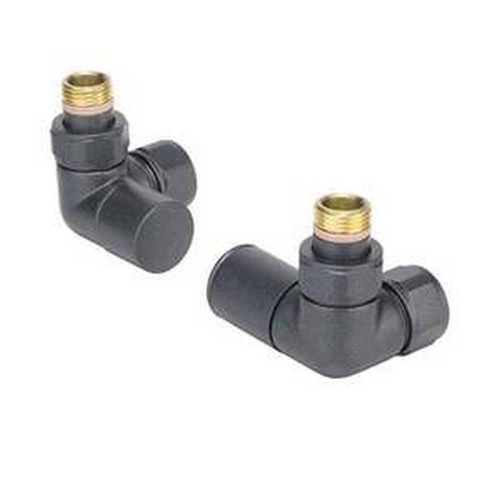Vantara Corner Round Volcanic Radiator Valve Pack