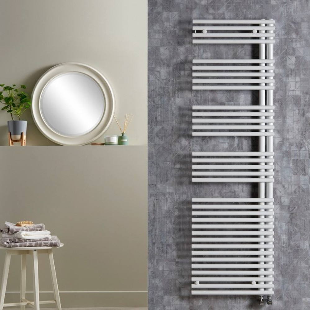 Vantara Sovereign Left Hand White 1681 x 596mm Towel Radiator