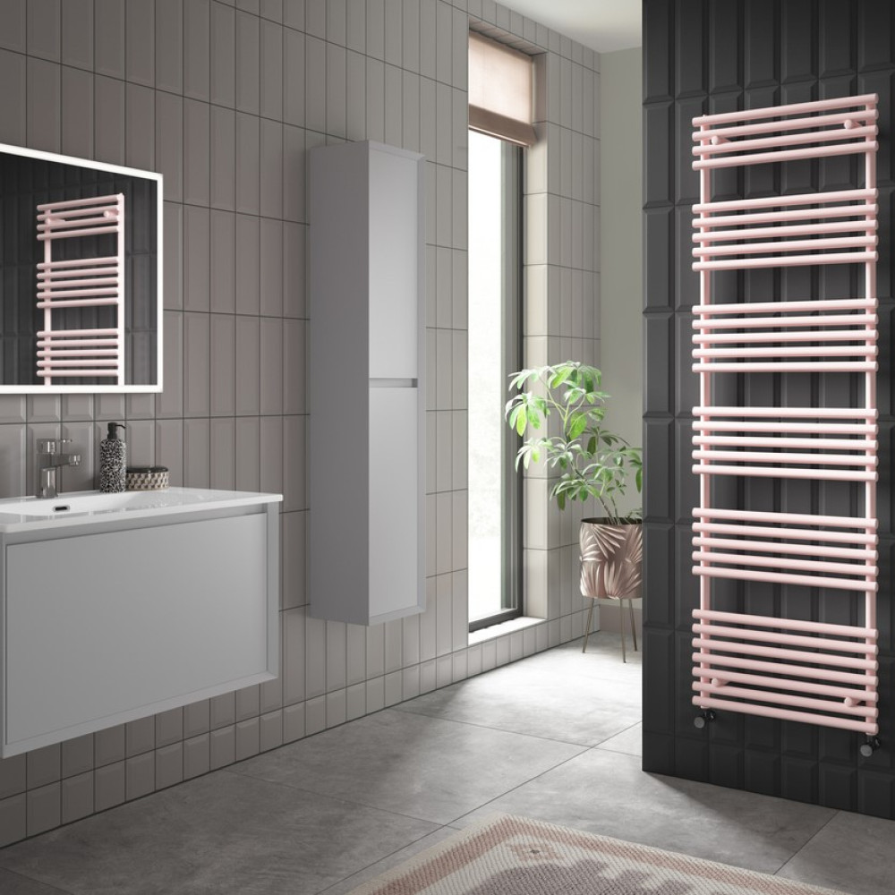 Redroom TT Lux Blush Pink 1635 x 496mm Towel Radiator (1)