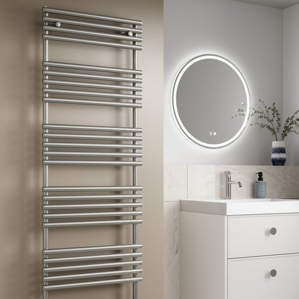 Vantara Verona Lux Inox 1635 x 496mm Heated Towel Radiator
