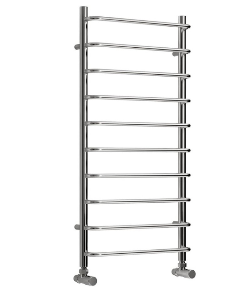 Reina Aliano 1000 x 500mm Chrome Vertical Designer Towel Radiator-Main Image