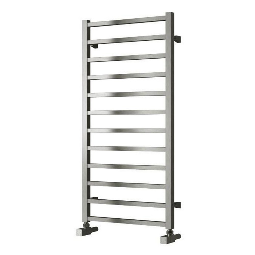 Reina Arden 1000 x 500mm Brushed Stainless Steel Towel Radiator