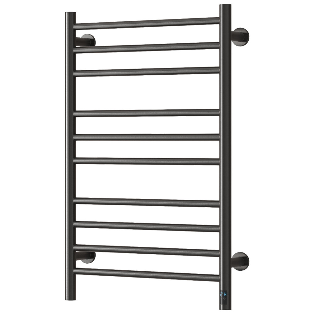 Reina Arnage Dry Electric 800 x 500mm Gunmetal Heated Towel Rail