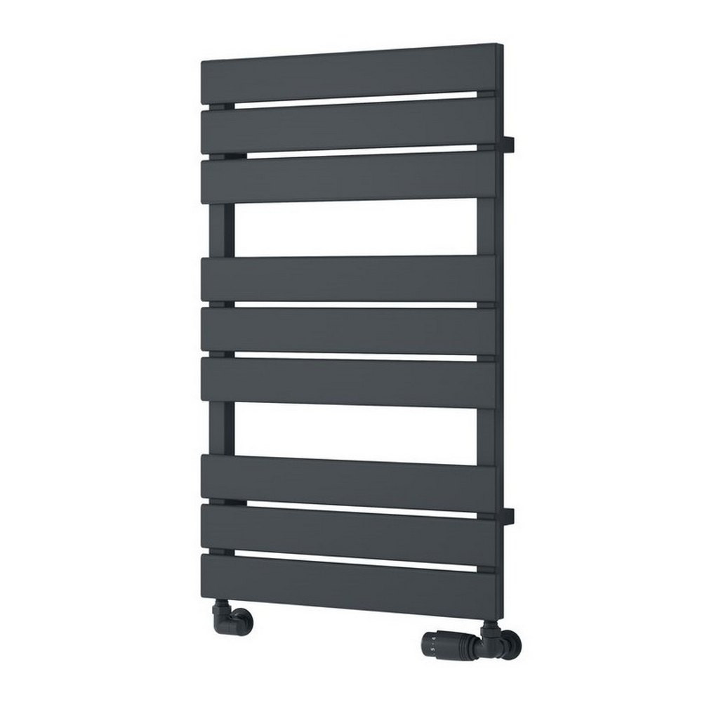 Reina Avola 823 x 500mm Mild Steel Heated Towel Rail in Anthracite