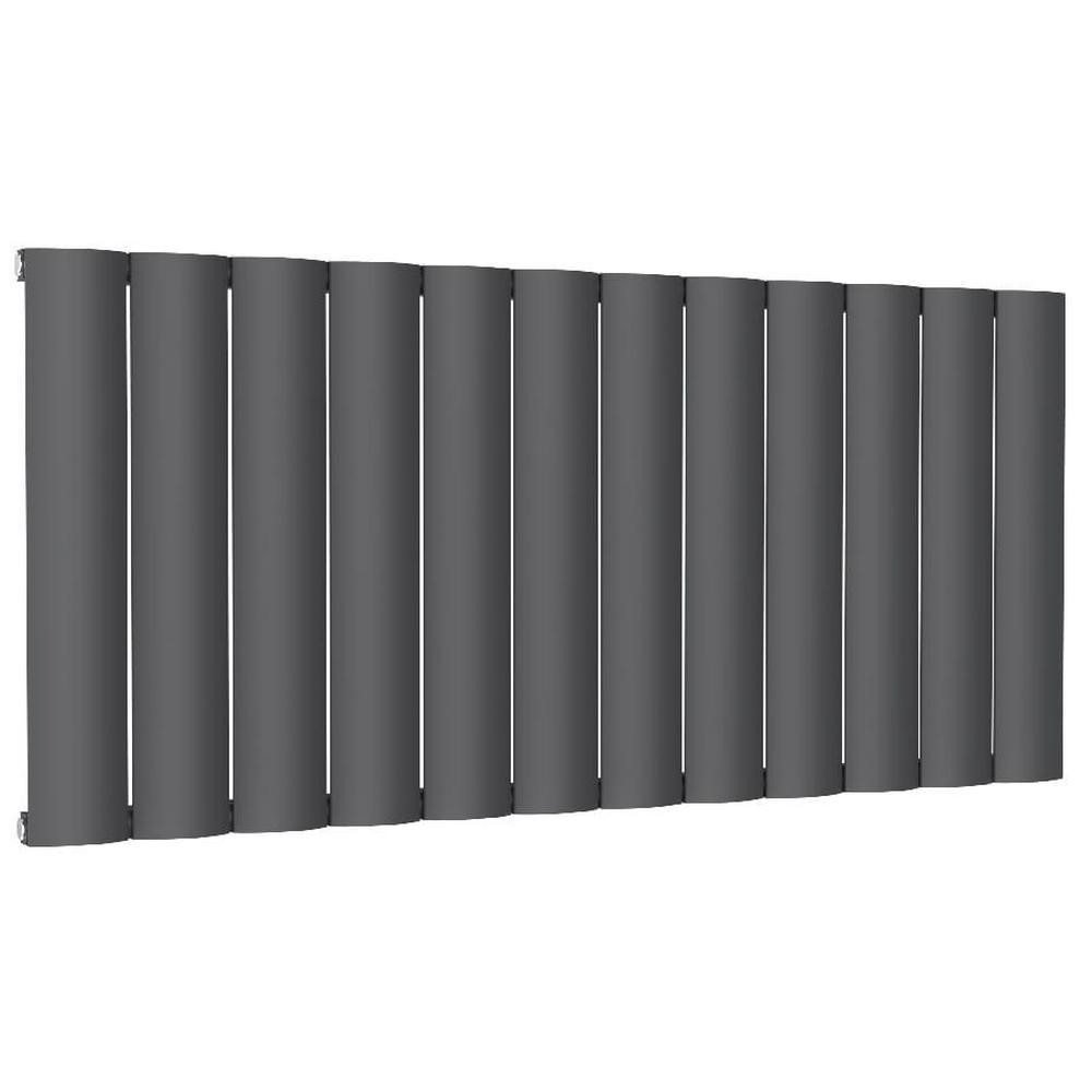 Reina Belva 600 x 1244mm Horizontal Anthracite Aluminium Radiator (1)