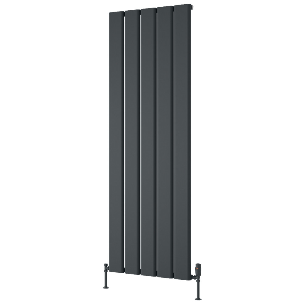 Reina Caldaro 1800 x 620mm Anthracite Vertical Aluminium Radiator