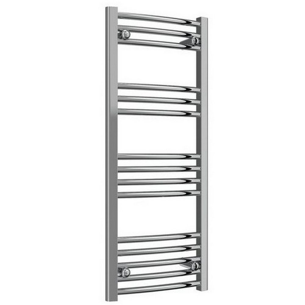 Reina Capo 1000 x 400mm Chrome Curved Heated Towel Rail