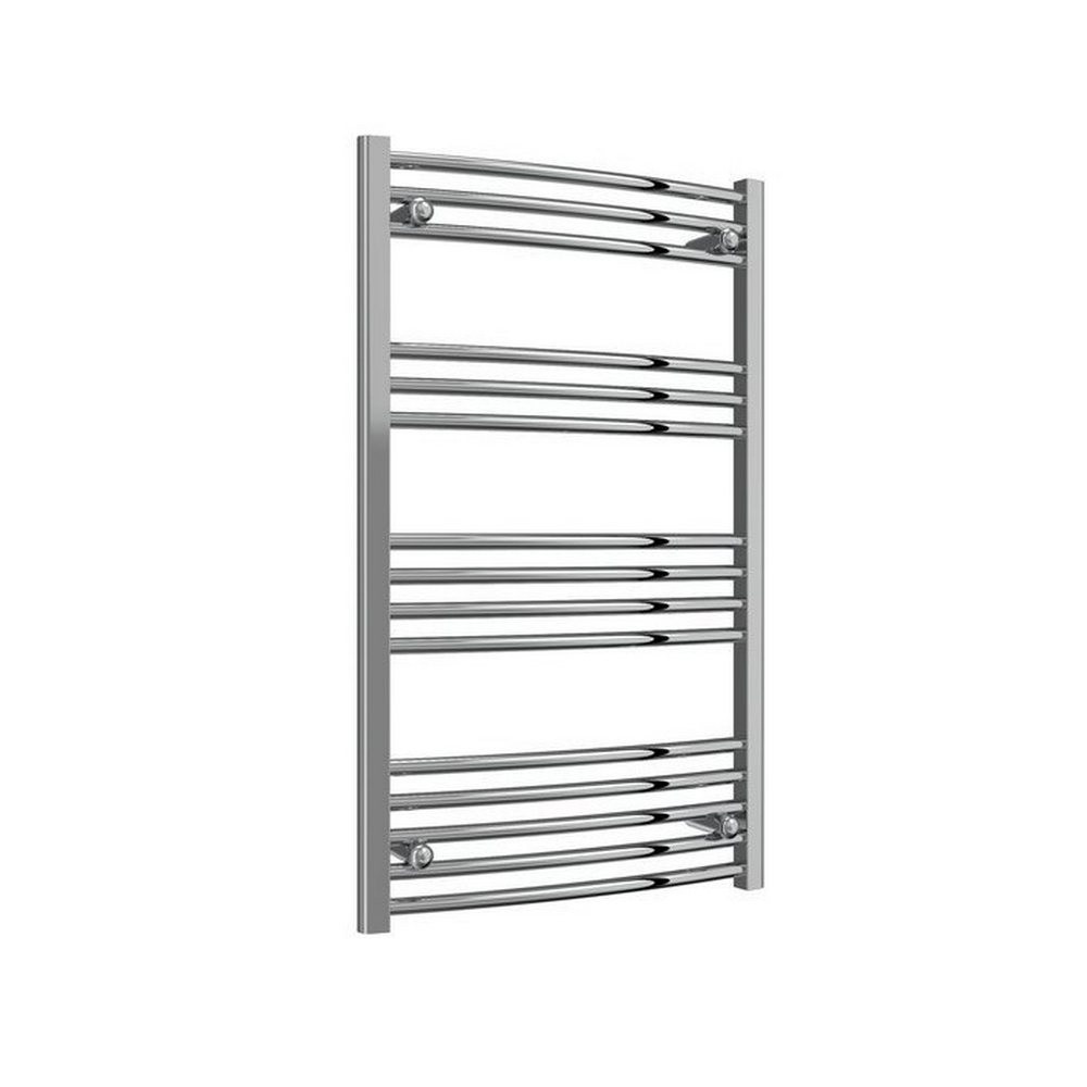 Reina Capo 1000 x 600mm Chrome Curved Heated Towel Rail