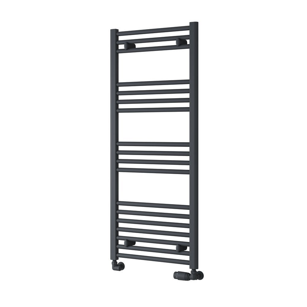 Reina Capo 1200 x 400mm Anthracite Flat Heated Towel Rail (1)