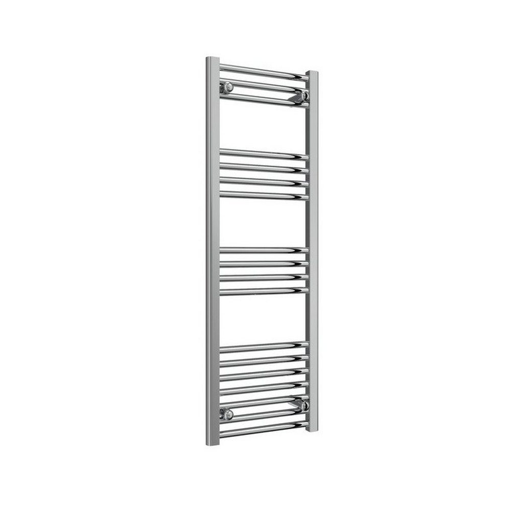 Reina Capo 1200 x 400mm Chrome Flat Heated Towel Rail